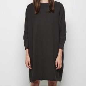 Black Crane Painter Dress Black